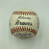 Hank Aaron 1970 Atlanta Braves Team Signed Baseball 22 Signatures PSA DNA COA