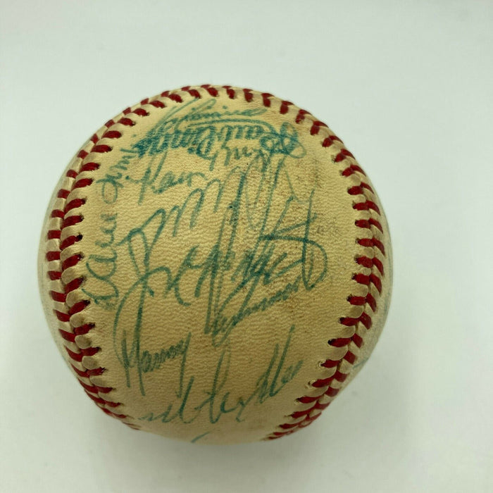 1978 Cincinnati Reds Team Signed Official American League Baseball PSA DNA COA