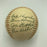 1948 Cleveland Indians World Series Champs Team Signed Baseball JSA COA