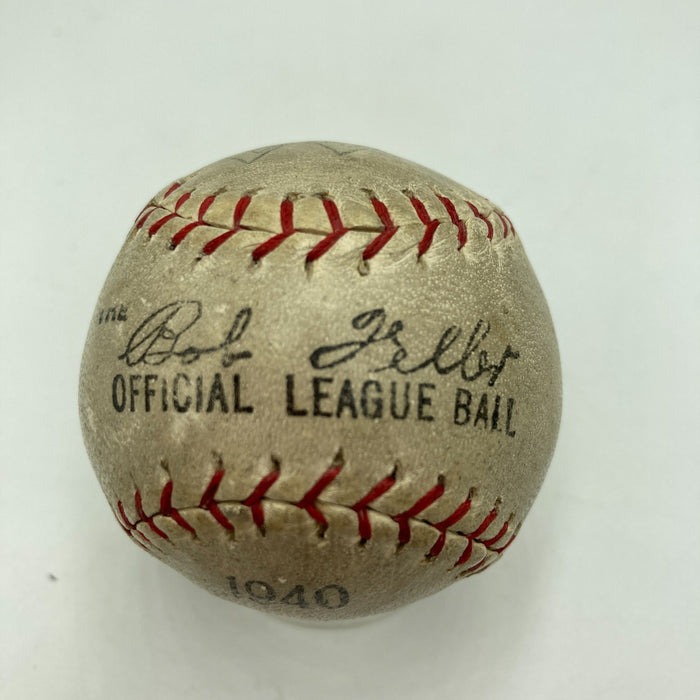 Honus Wagner Single Signed 1940 Mini Baseball PSA DNA & Beckett COA