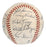 1962 New York Yankees W.S. Champs Team Signed Baseball Mickey Mantle Maris JSA