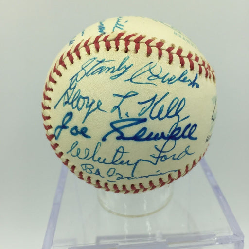 PSA DNA MINT 9 1977 Hall of Fame Induction Day Signed Baseball Joe Cronin