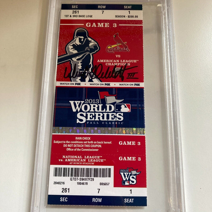 William DeWITT III Signed Autographed 2013 World Series Ticket PSA DNA