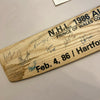 1986 NHL All Star Game Team Signed Large Hockey Stick Mario Lemieux JSA COA