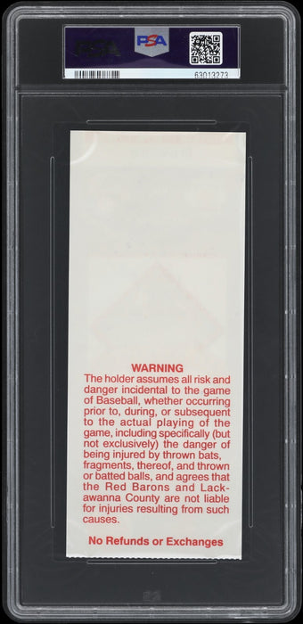 Derek Jeter Pre Rookie Signed 1995 All Star Game Ticket PSA DNA COA