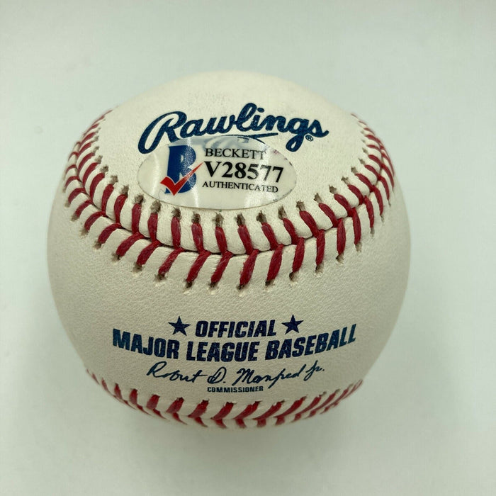 Caitlyn Jenner (Bruce Jenner) Signed Major League Baseball Beckett COA Auto