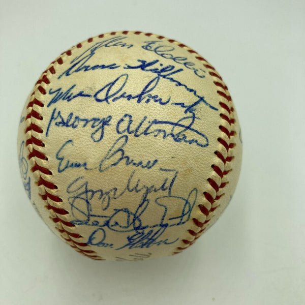 1959 Chicago Cubs Team Signed National League Baseball Ernie Banks JSA COA