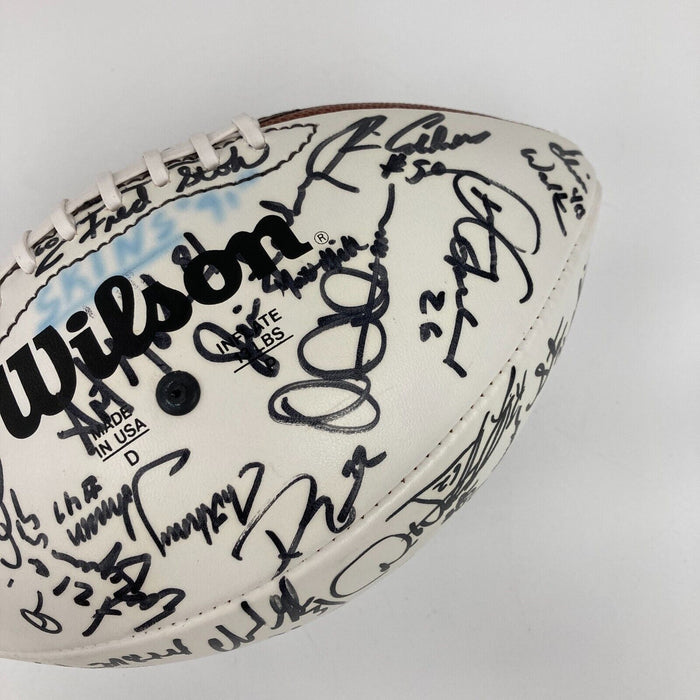 1991 Washington Redskins Super Bowl Champs Team Signed Football JSA COA