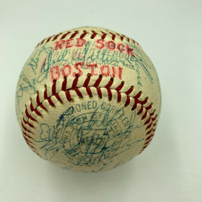 1969 Boston Red Sox Team Signed American League Baseball Carl Yastrzemski JSA