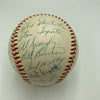 Beautiful Hank Aaron 1960 Milwaukee Braves Team Signed Baseball With COA
