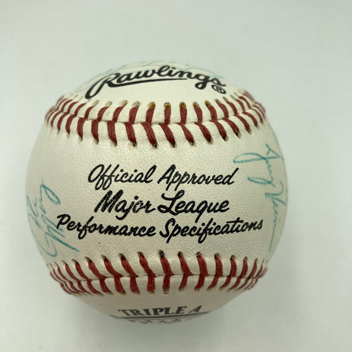 Derek Jeter Pre Rookie Triple-A All Star Game Team Signed Baseball Beckett