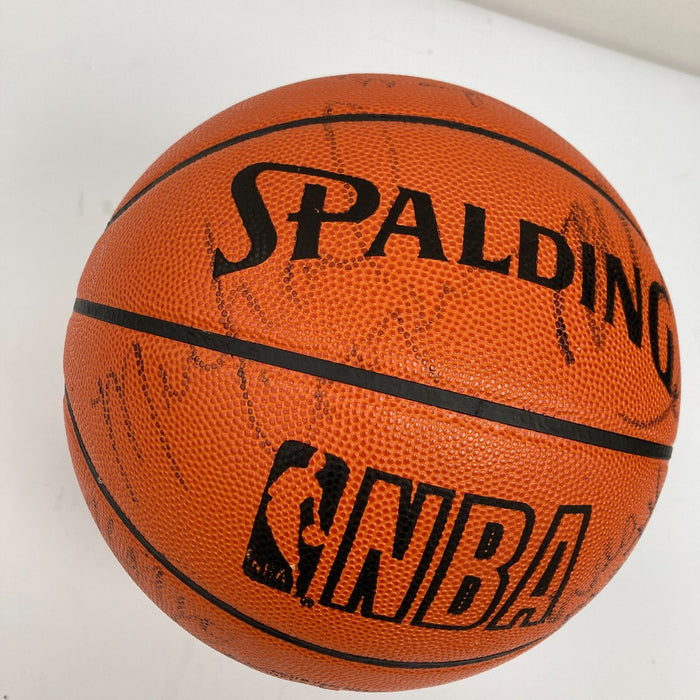 1987-88 Los Angeles Lakers NBA Champions Team Signed NBA Game Basketball JSA COA