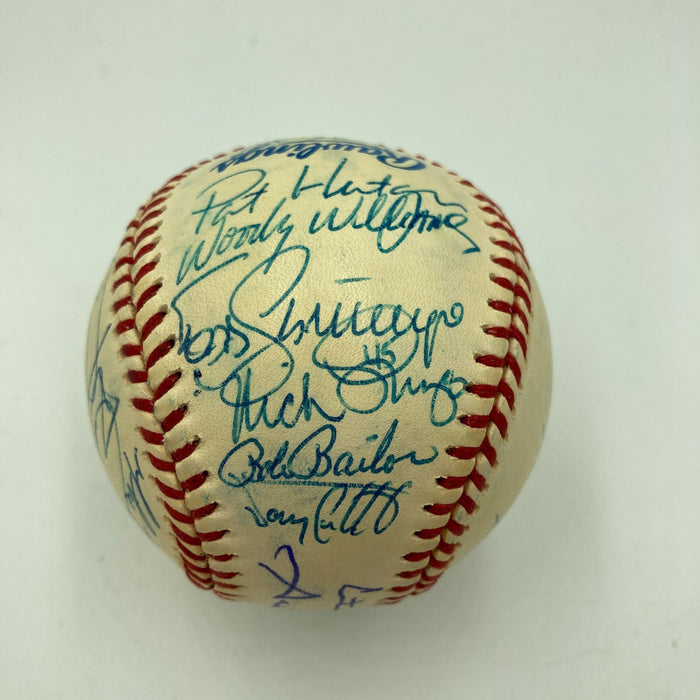 1993 Toronto Blue Jays World Series Champs Team Signed Baseball JSA COA