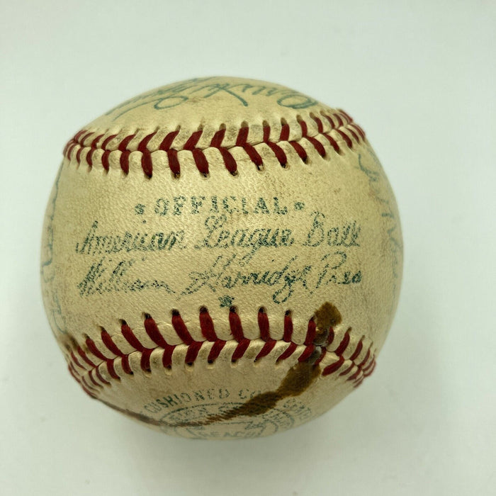 1954 All Star Game Team Signed Baseball Nellie Fox Yogi Berra Whitey Ford JSA