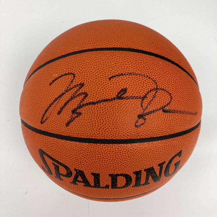 Michael Jordan Signed Spalding Official NBA Game Basketball JSA & Upper Deck UDA