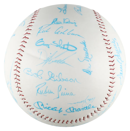Mickey Mantle Ted Williams Sandy Koufax Hall Of Fame Signed Jumbo Baseball BAS