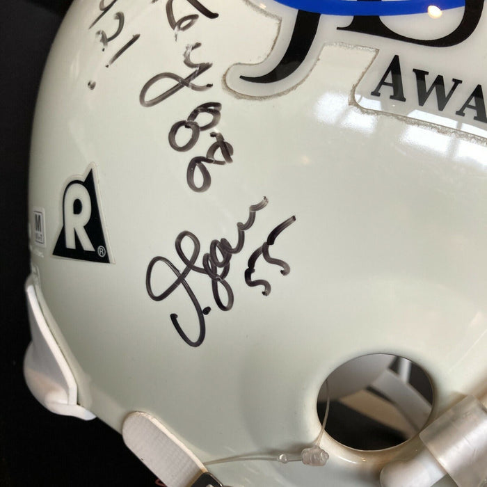 Peyton Manning & Junior Seau Multi Signed JB Awards Full Size Helmet JSA COA