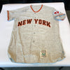 Beautiful Willie Mays Signed Authentic New York Giants Jersey JSA COA