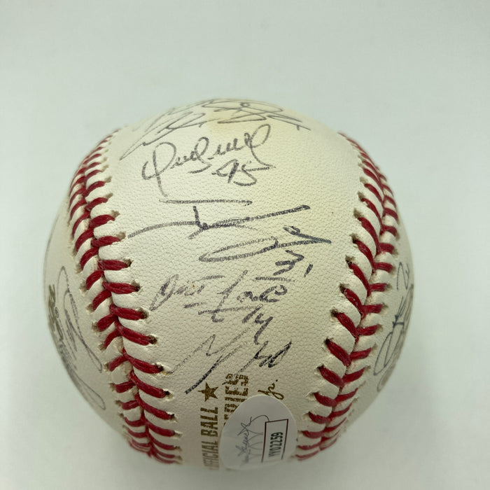 2015 Kansas City Royals World Series Champs Team Signed W.S. Baseball JSA COA