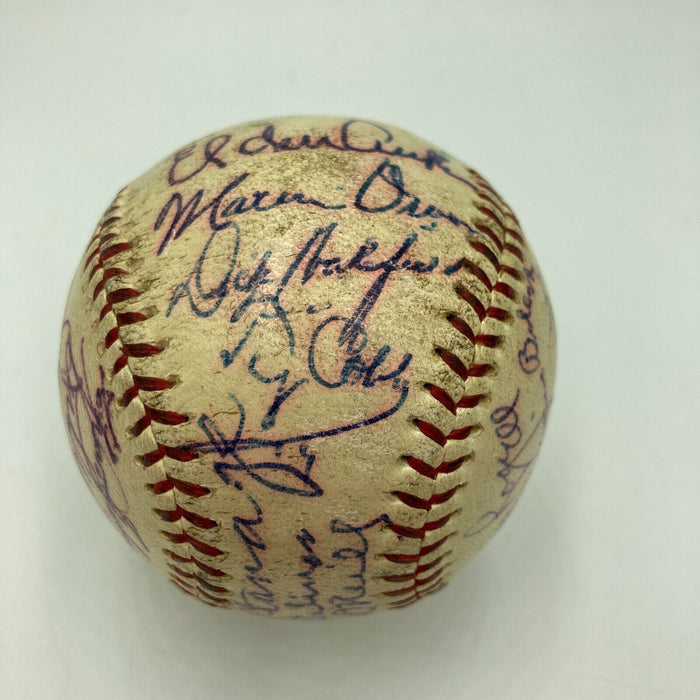 Ty Cobb Hank Greenberg Detroit Tigers Legends Signed Baseball PSA DNA