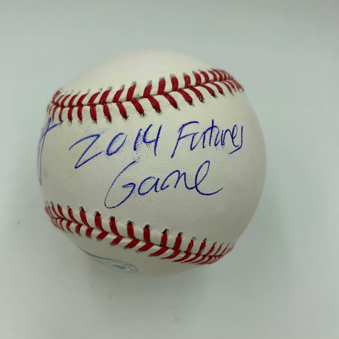 Kris Bryant Pre Rookie "2014 Futures Game" Signed Inscribed Baseball MLB Holo