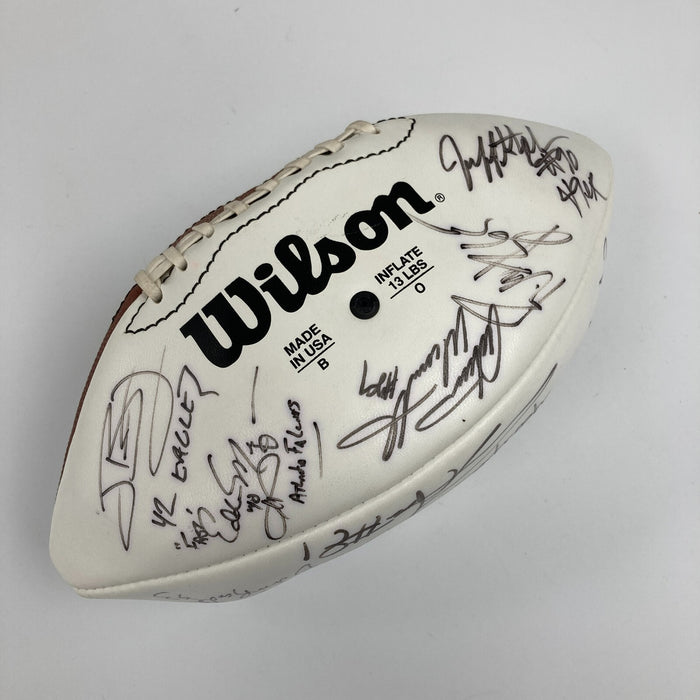 Joe Namath & Wayne Gretzky Super Bowl XXXIV Multi Signed Football JSA COA