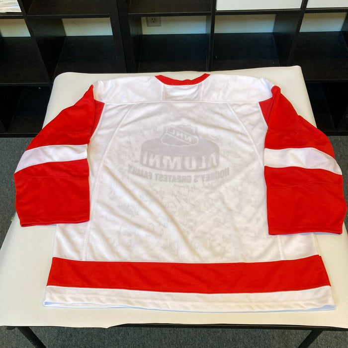 NHL Alumni Hall Of Fame Multi Signed Hockey Jersey 56 Signatures JSA COA