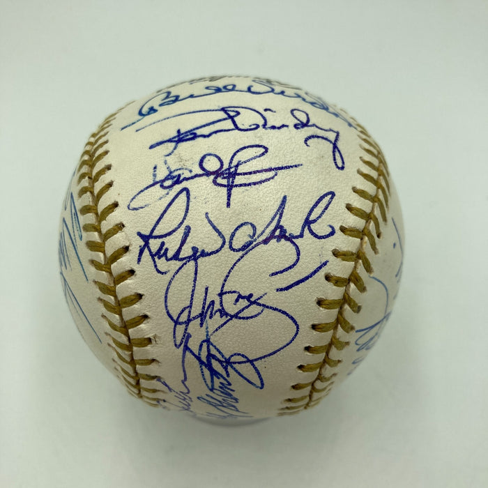 Gold Glove Winners Signed Baseball 25 Sigs Brooks Robinson Ivan Rodriguez JSA