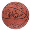 1976–77 Los Angeles Lakers Team Signed Playoffs Game Used Basketball JSA & MEARS
