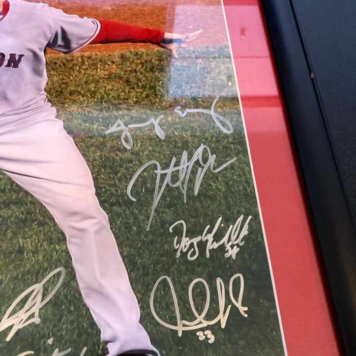 2007 Boston Red Sox World Series Champs Team Signed 16x20 Photo MLB Authentic