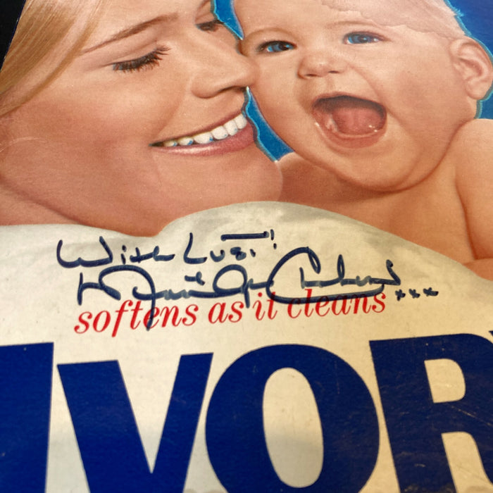 Marilyn Chambers "With Lust" Signed Vintage 1970's  Ivory Snow Box With JSA COA