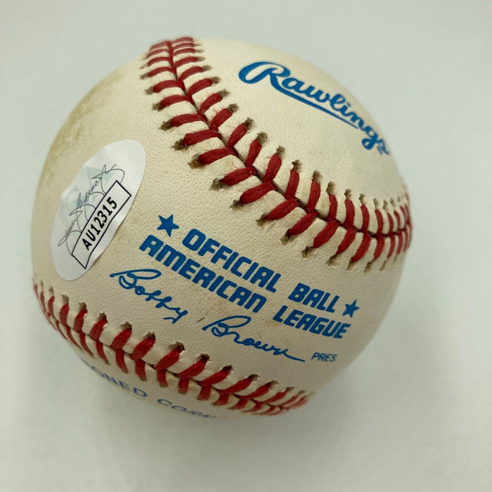 Sam Jones Signed American League Baseball Boston Celtics HOF JSA COA
