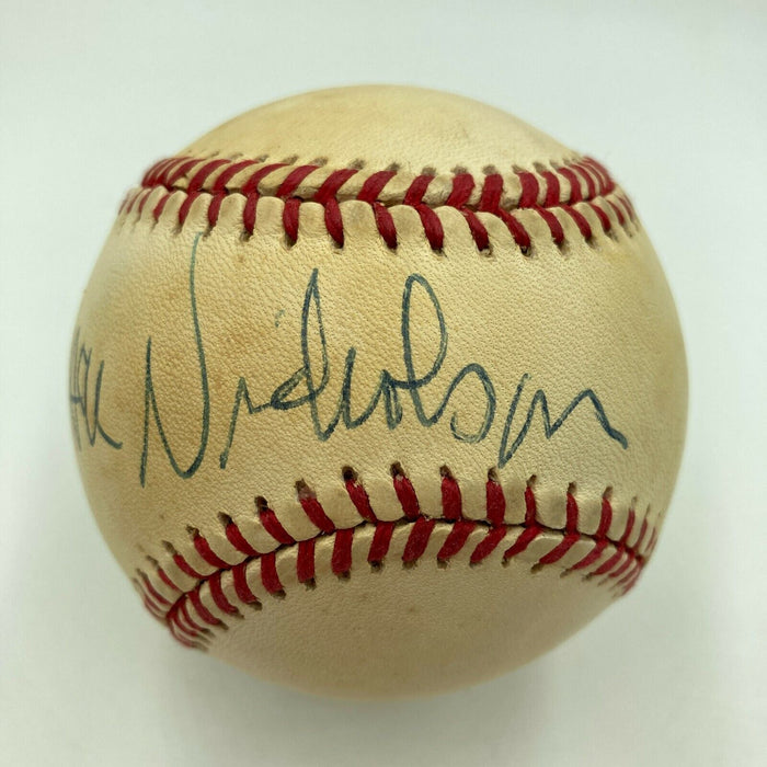 Jack Nicholson Signed Official American League Baseball PSA DNA COA Movie Star