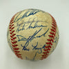 1986 New York Mets World Series Champs Team Signed Vintage NL Baseball JSA COA