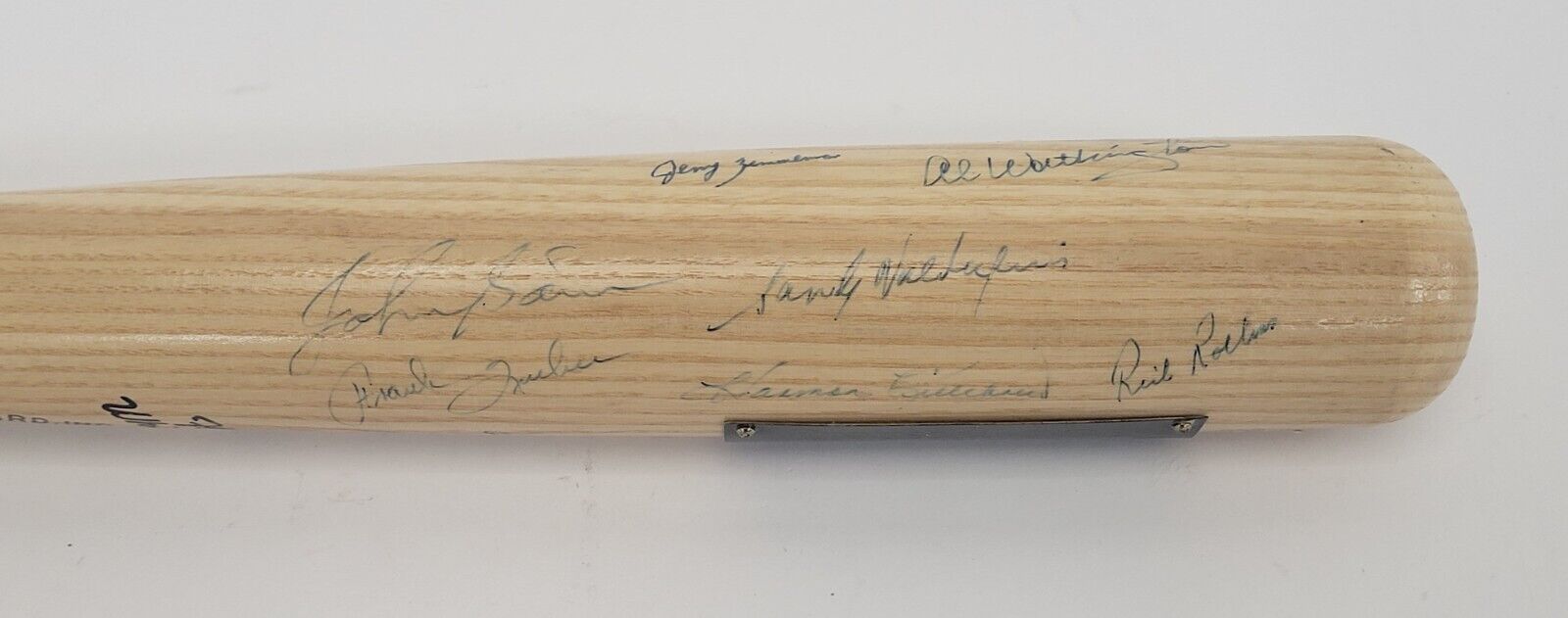 1965 Minnesota Twins American League Champs Team Signed Bat Beckett COA
