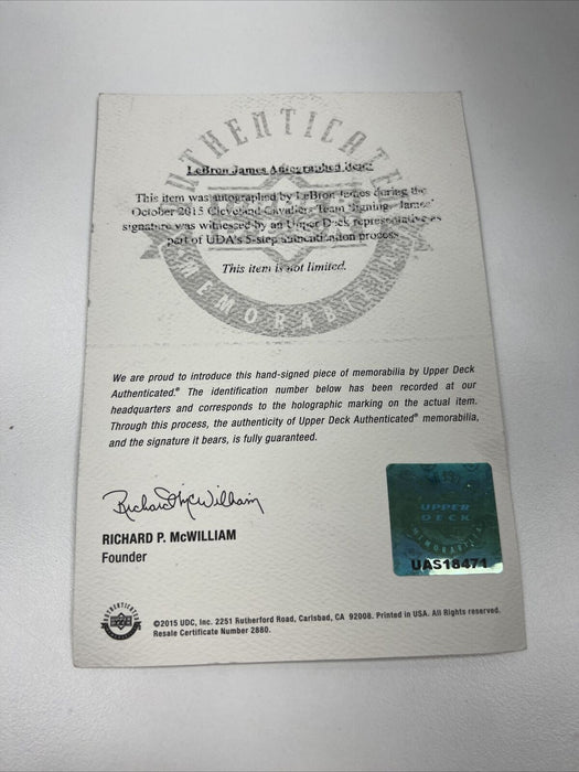 Lebron James Signed 2014 Game Issued Nike Zoom Soldier Sneakers Shoes UDA COA