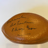 RARE Sid Luckman Signed 1960's Football Chicago Bears JSA COA