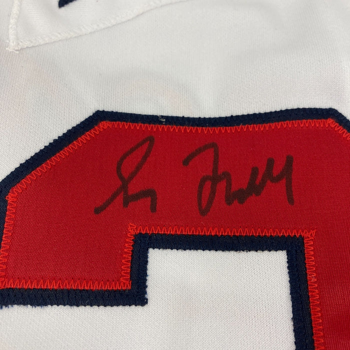 Greg Maddux Signed Authentic Atlanta Braves Russell Game Model Jersey JSA COA
