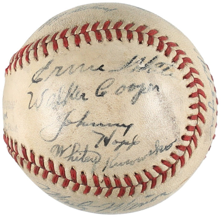 1942 St. Louis Cardinals World Series Champs Team Signed Baseball JSA COA