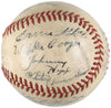 1942 St. Louis Cardinals World Series Champs Team Signed Baseball JSA COA