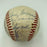 1953 New York Yankees World Series Champs Team Signed Baseball Mickey Mantle JSA