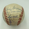1953 New York Yankees World Series Champs Team Signed Baseball Mickey Mantle JSA