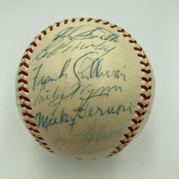 Mickey Mantle 1955 All Star Game Team Signed National League Baseball JSA COA