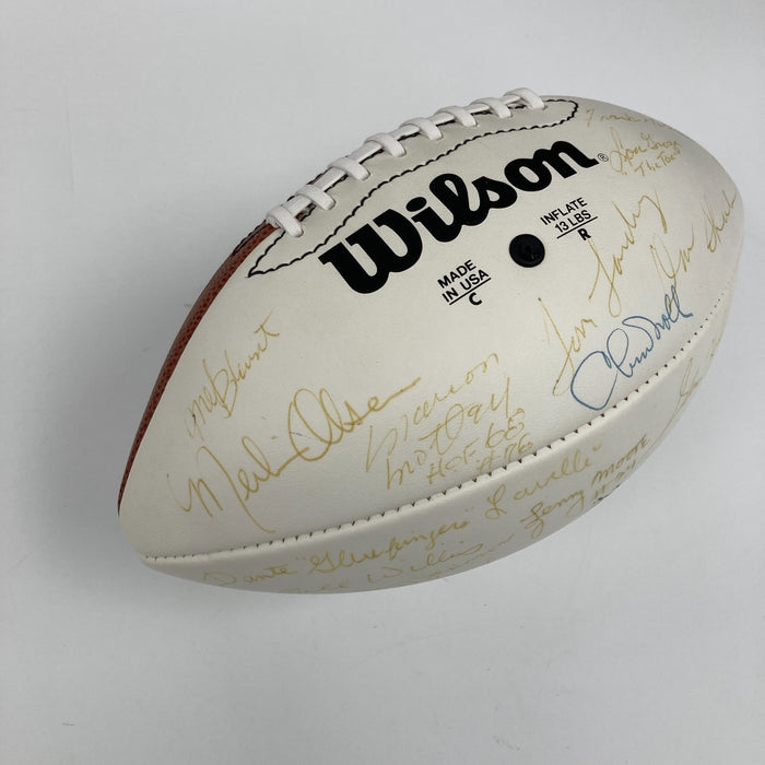 Jim Brown Tom Landry Dan Marino Hall Of Fame Multi Signed Football 31 Sigs JSA