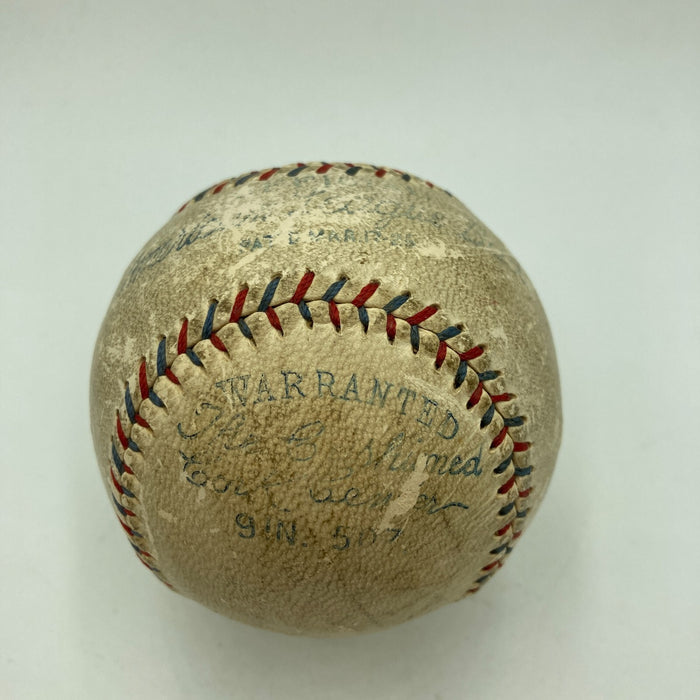 President Calvin Coolidge Single Signed 1927 American League Baseball JSA COA