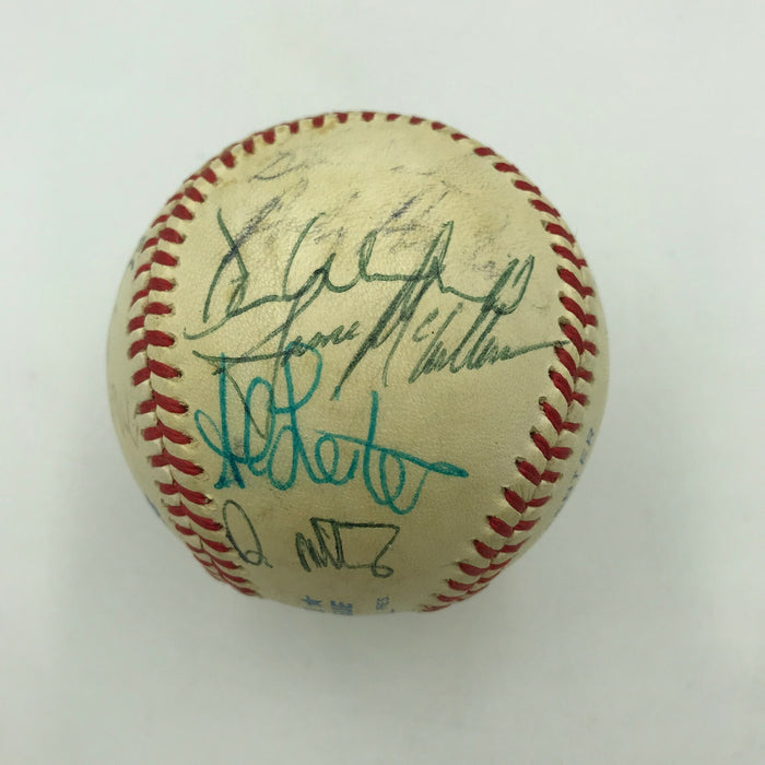 Don Mattingly Dave Winfield Cal Ripken All Star Game Multi Signed Baseball
