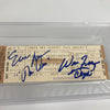 1973 New York Knicks NBA Finals Game 5 Signed Full Ticket PSA DNA