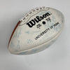 1987 Miami Hurricanes NCAA National Champions Team Signed Football JSA COA