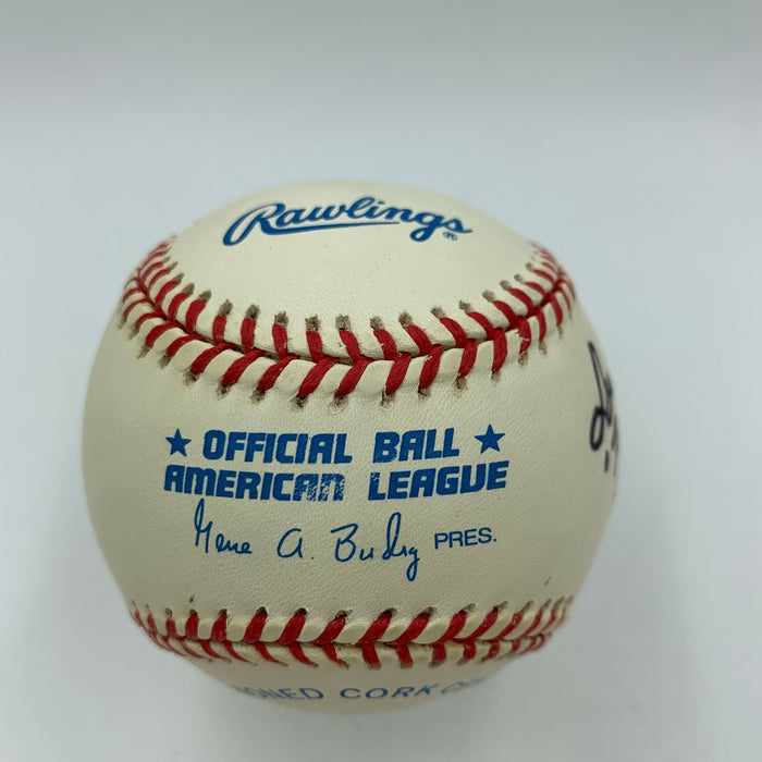 Rare Lou Groza "The Toe" Hall Of Fame 1974 Signed Baseball With JSA COA NFL