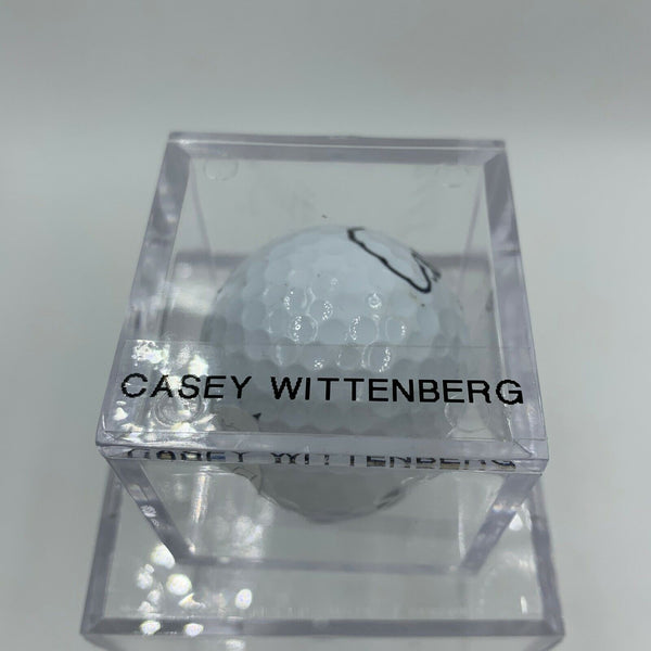 Casey Wittenberg Signed Autographed Golf Ball PGA With JSA COA